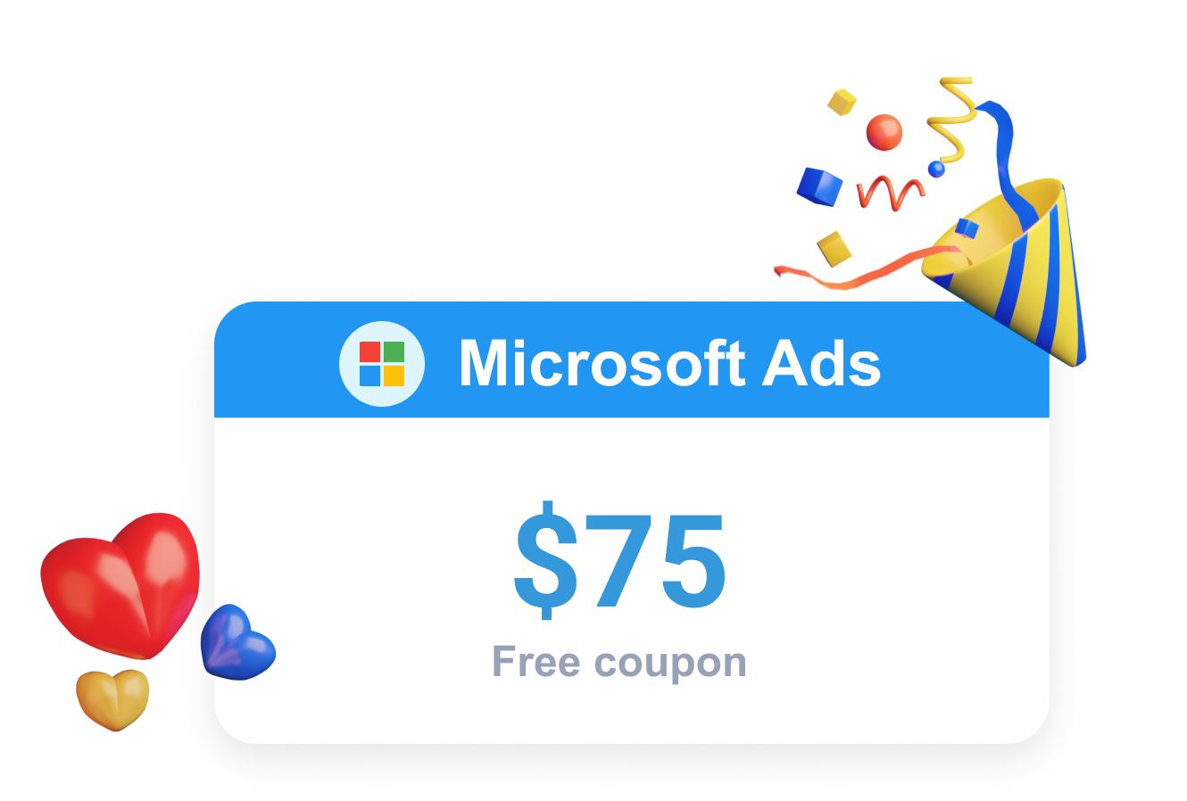 Clever Ads oferece uma promoção da Microsoft Ads sob a forma de um cupão Bing Ads gratuito